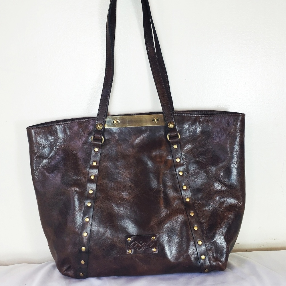 Patricia Nash Distressed Leather Vintage Tote NWT - Picture 2 of 8